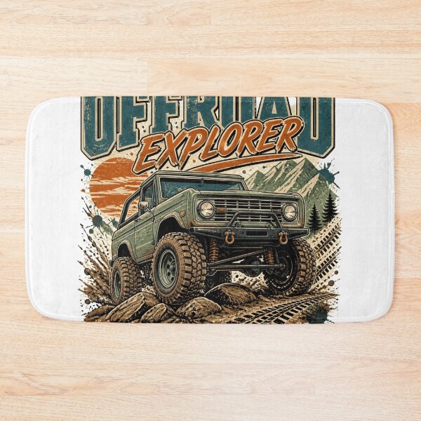 Item preview, Offroad Explorer Vintage 70s Mud Crawler 4x4 designed and sold by Retro Surf & Roam.