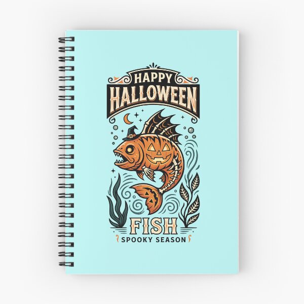 Item preview, Spooky season fish designed and sold by ParadoxParadox.