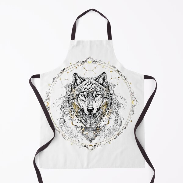 Item preview, Mystical Wolf Sacred Geometry Mandala designed and sold by Zodiac Celestial Art.