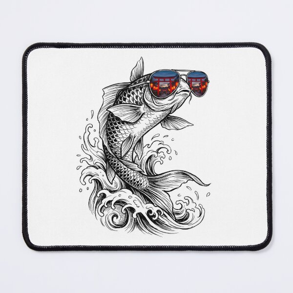 Item preview, Koi Fish Torii Gate Sunglasses Reflection designed and sold by Bad-Decisions-Designs.