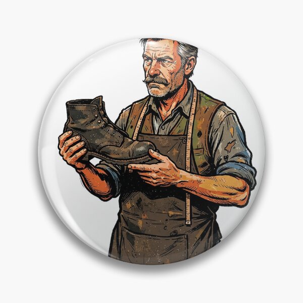 Item preview, Retro Shoemaker Portrait designed and sold by eduardoroa22.