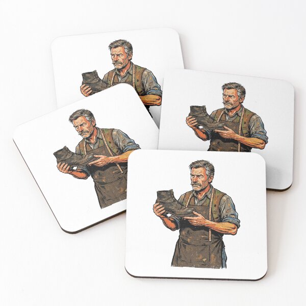 Item preview, Retro Shoemaker Portrait designed and sold by eduardoroa22.