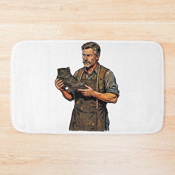 Item preview, Retro Shoemaker Portrait designed and sold by eduardoroa22.