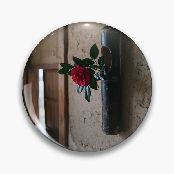 Item preview, Minimalist Camellia Bamboo Ikebana Photography designed and sold by conohitoAI-ArtGallery.