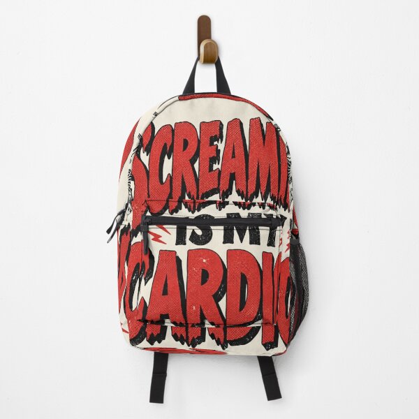Item preview, Screaming Is My Cardio Funny Horror Movie Fan Typography Tee designed and sold by Fanverse Merchandise.