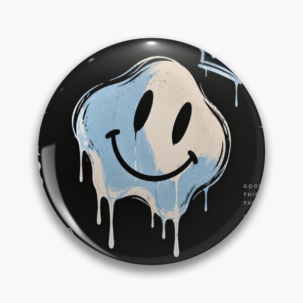 Item preview, Blue Dripping Smiley Aesthetic Phone Case designed and sold by Ricomin.
