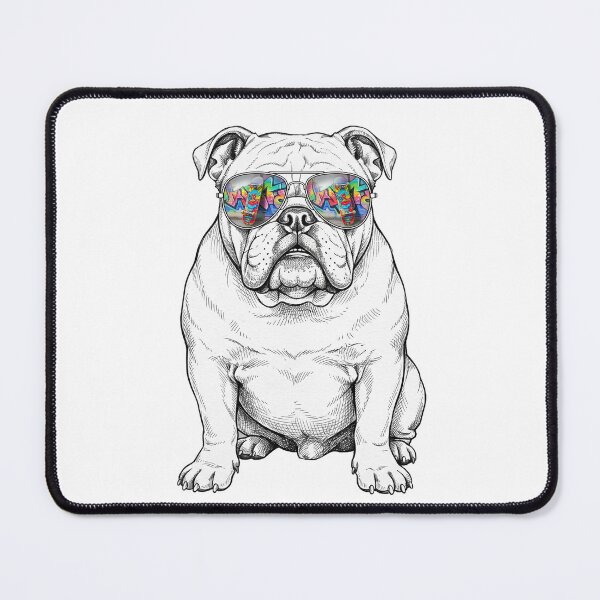 Item preview, Bulldog Graffiti Skateboard Shades Reflection designed and sold by Bad-Decisions-Designs.