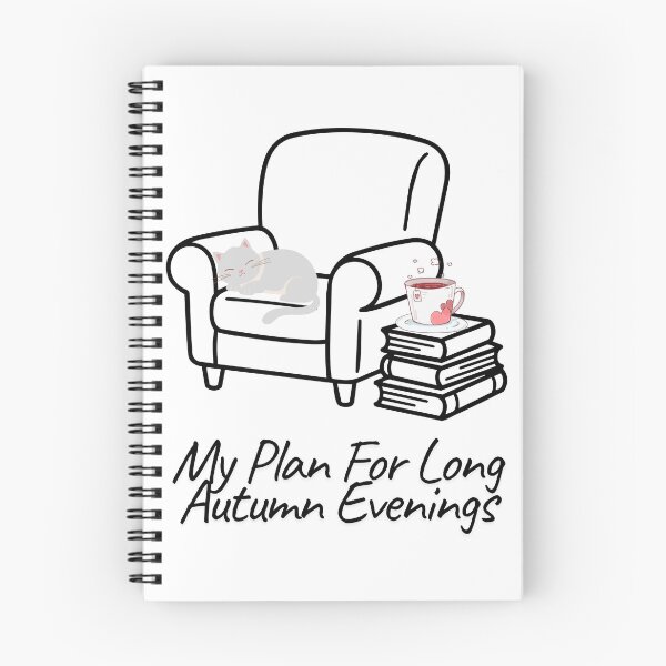 Item preview, My Plan For Long Autumn Evenings. designed and sold by Dinasshop.