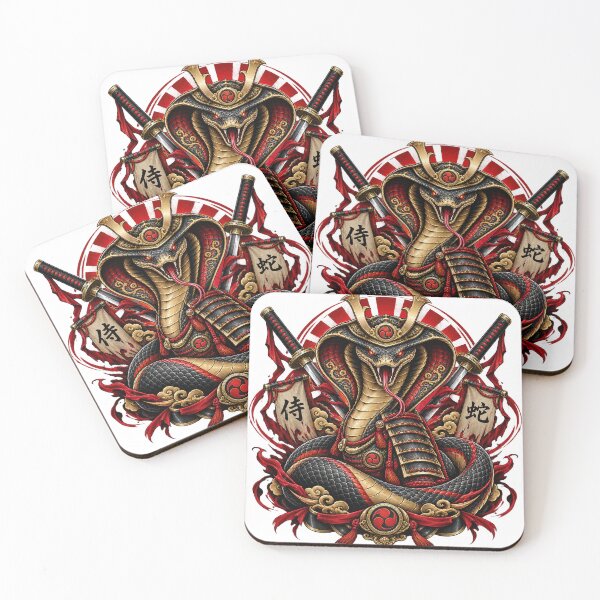Item preview, Snake Warrior Samurai Honor Martial Design designed and sold by A Light Worker.