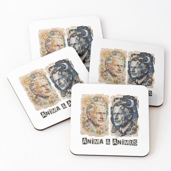 Item preview, Funny Carl Jung Surreal Collage Set - Alchemical Transformation & Jungian Psychology Humor Art designed and sold by OzzFrequency.