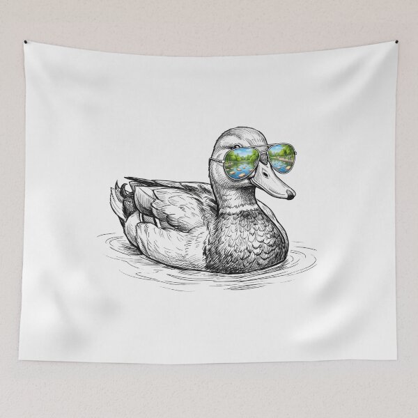 Item preview, Duck Park Bread Sunglasses Reflection designed and sold by Bad-Decisions-Designs.