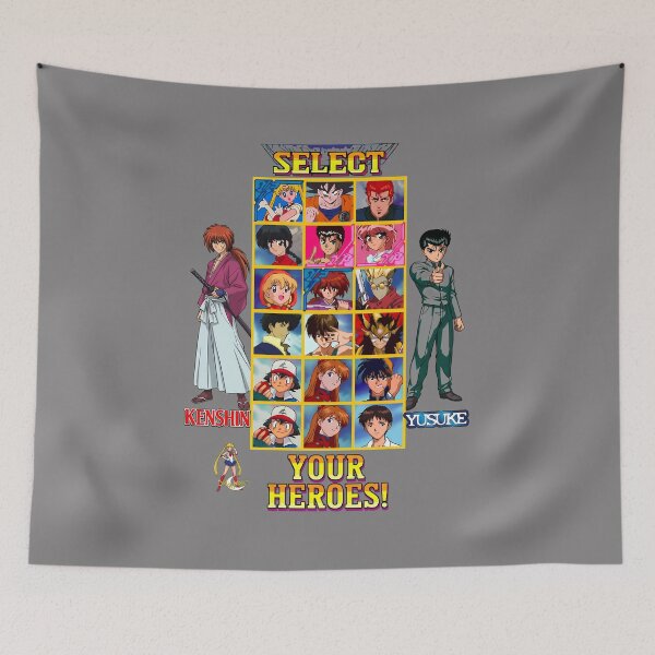 Item preview, 90s Anime Fighter Select Screen Mashup-50 designed and sold by ShapoRoger.