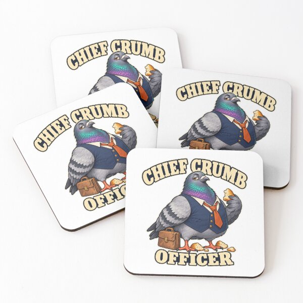 Item preview, Chief Crumb Officer — Funny Business Pigeon designed and sold by SAS-Designer.