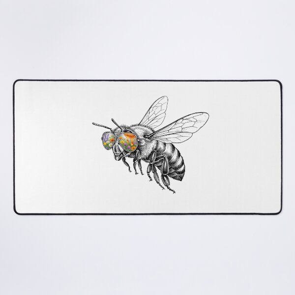 Item preview, Bee Wildflower Honey Shades Reflection designed and sold by Bad-Decisions-Designs.