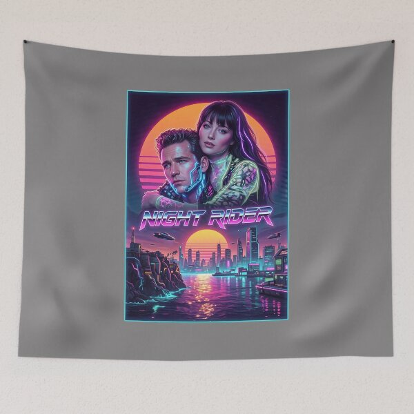 Item preview, 90s Duo Sunset Beach Composite Portrait Tee-47 designed and sold by ShapoRoger.