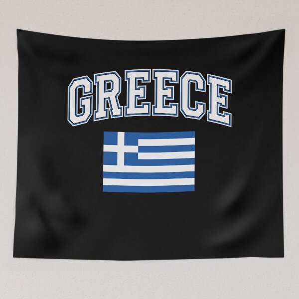 Item preview, Classic collegiate varsity arched typography paired with the official Greek designed and sold by Designart68.