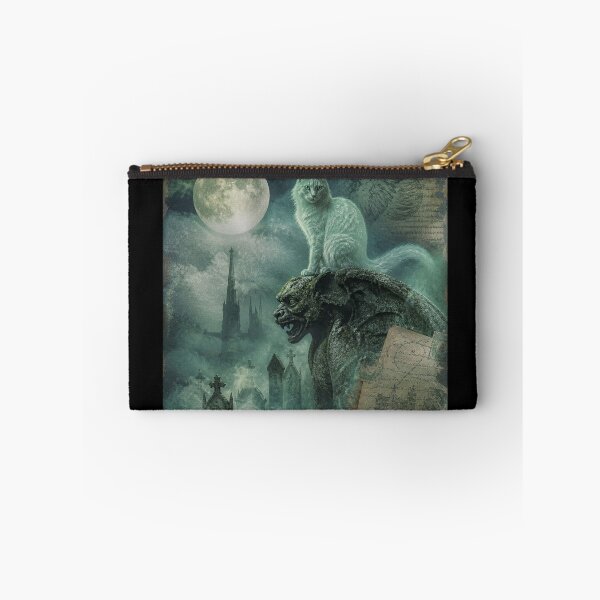 Item preview, Spectral Cat in Gothic Cemetery designed and sold by Shelley Loewnau-Jones Studio.