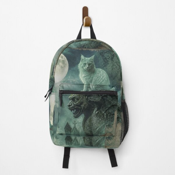 Item preview, Spectral Cat in Gothic Cemetery designed and sold by Shelley Loewnau-Jones Studio.
