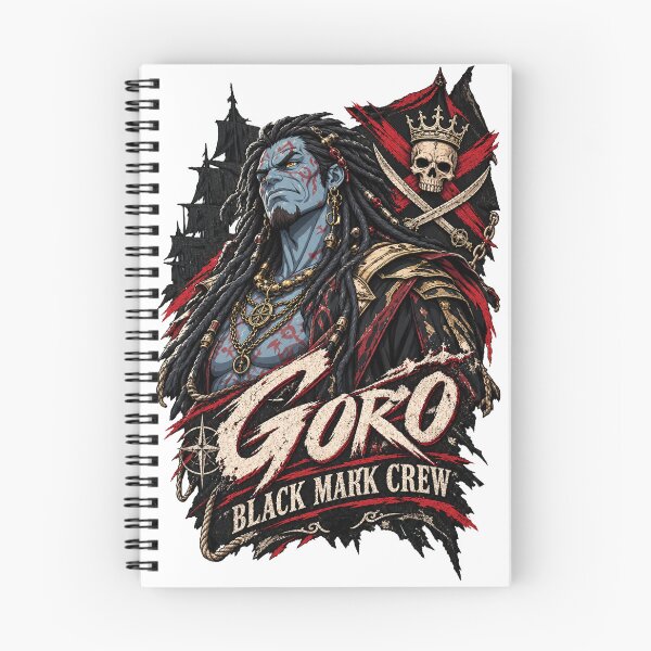 Item preview, Goro Black Mark Crew | Anime Pirate Character Manga Style designed and sold by Boomaroo.