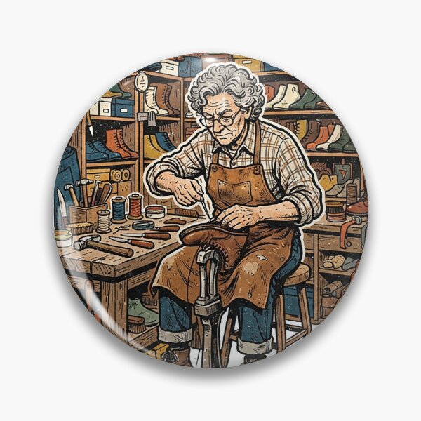Item preview, Retro Cobbler Shop Scene designed and sold by eduardoroa22.