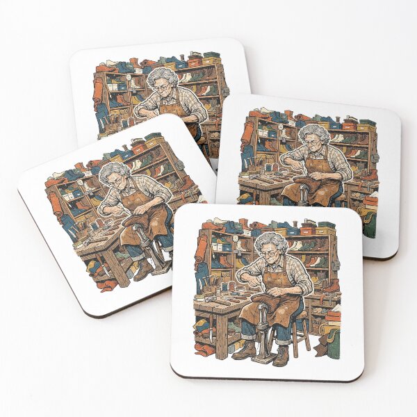Item preview, Retro Cobbler Shop Scene designed and sold by eduardoroa22.