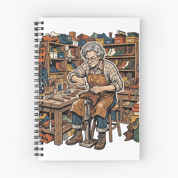 Item preview, Retro Cobbler Shop Scene designed and sold by eduardoroa22.