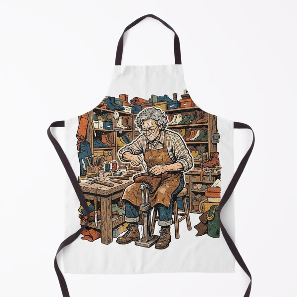 Item preview, Retro Cobbler Shop Scene designed and sold by eduardoroa22.
