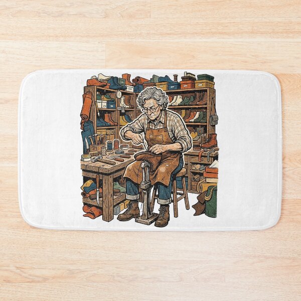 Item preview, Retro Cobbler Shop Scene designed and sold by eduardoroa22.