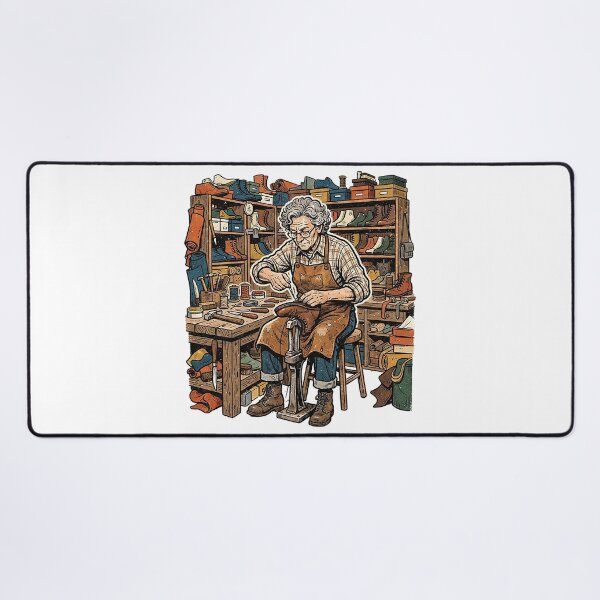 Item preview, Retro Cobbler Shop Scene designed and sold by eduardoroa22.