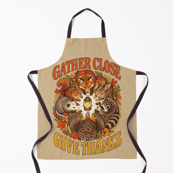 Item preview, Thanksgiving Vintage Autumn Forest Animals Illustration designed and sold by MagicTheDog.