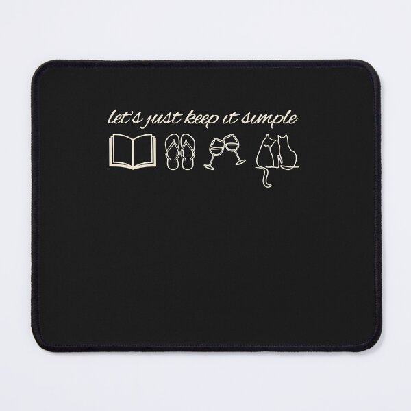 Item preview, Wine and Cats Cozy Introvert Weekend Book Lover Minimalist Cat Mom designed and sold by DYAFLK.