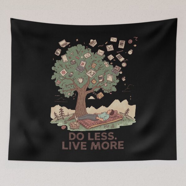 Item preview, Slow Living Do Less Live More designed and sold by ChicTrendz.