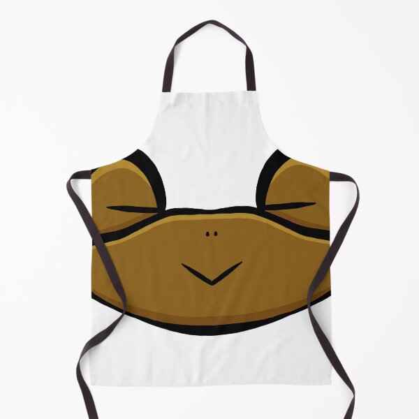 Item preview, Cute Sleepy Frog Face Brown – Minimalist Kawaii Sticker Art designed and sold by davidmalec.