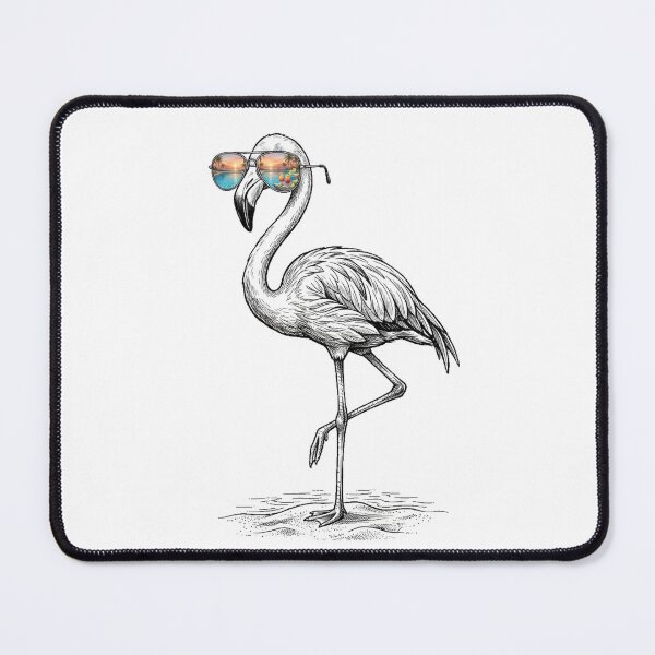 Item preview, Flamingo Tropical Beach Sunglasses Reflection designed and sold by Bad-Decisions-Designs.