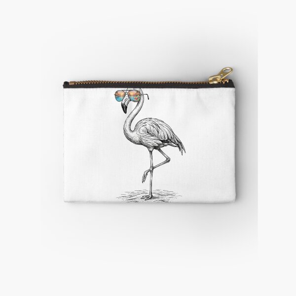 Item preview, Flamingo Tropical Beach Sunglasses Reflection designed and sold by Bad-Decisions-Designs.