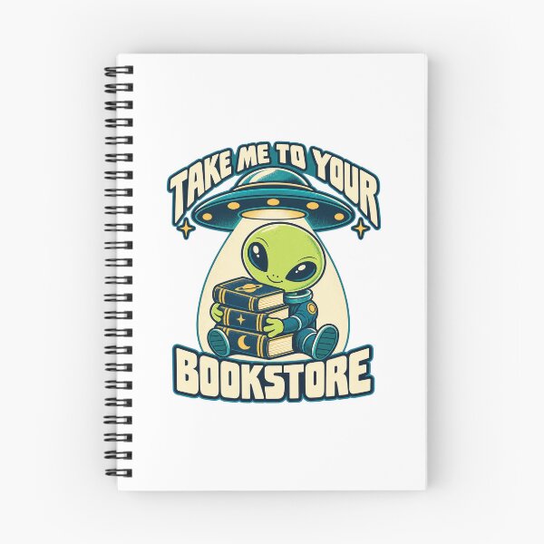 Item preview, Bookstore Alien — Take Me to Your Bookstore designed and sold by SAS-Designer.