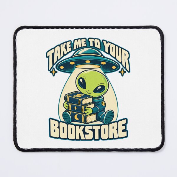 Item preview, Bookstore Alien — Take Me to Your Bookstore designed and sold by SAS-Designer.