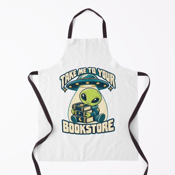 Item preview, Bookstore Alien — Take Me to Your Bookstore designed and sold by SAS-Designer.