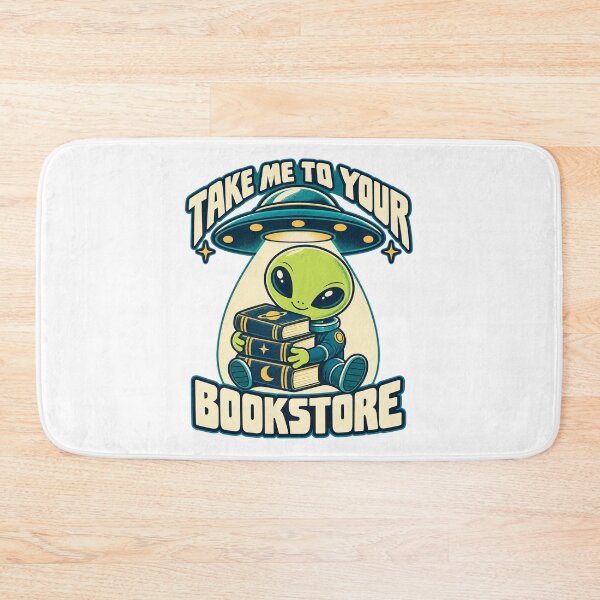 Item preview, Bookstore Alien — Take Me to Your Bookstore designed and sold by SAS-Designer.