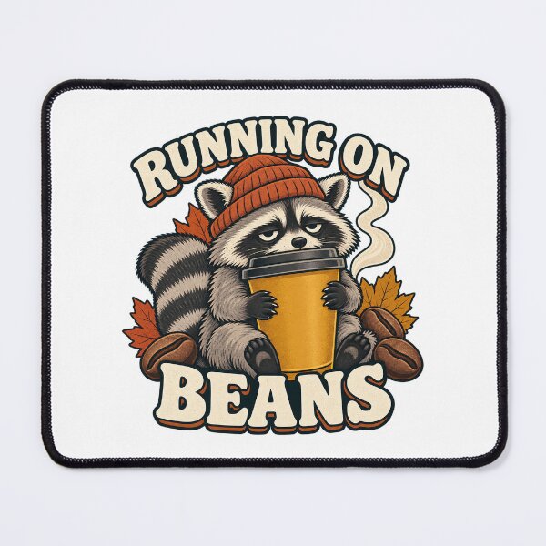 Item preview, Coffee Raccoon — Running on Beans designed and sold by SAS-Designer.