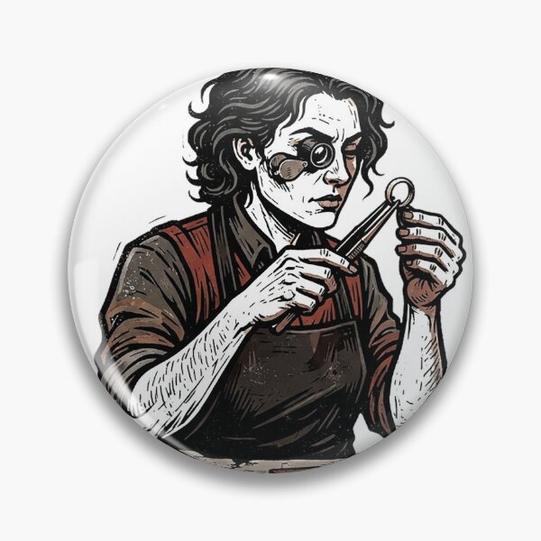 Item preview, Gothic Jeweler With Loupe designed and sold by eduardoroa22.