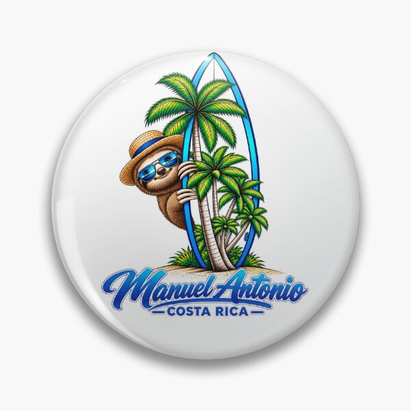 Item preview, Guanacaste Costa Rica sloth Tropical Beach Vacation designed and sold by OuterFuselage.