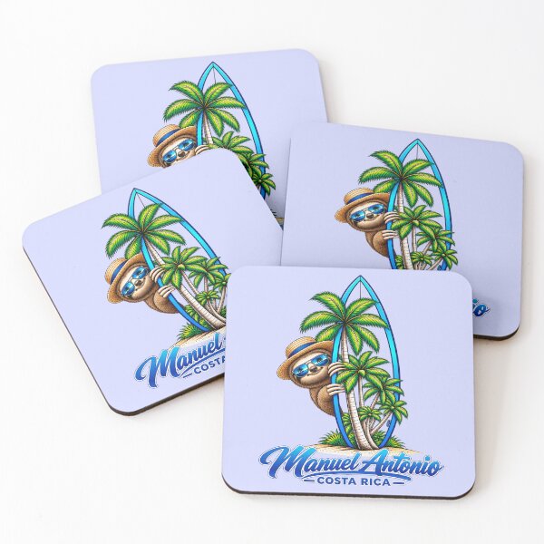 Item preview, Guanacaste Costa Rica sloth Tropical Beach Vacation designed and sold by OuterFuselage.