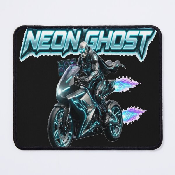 Item preview, Neon Ghost Cyberpunk Motorcycle Anime Art designed and sold by FABIOLA1970.