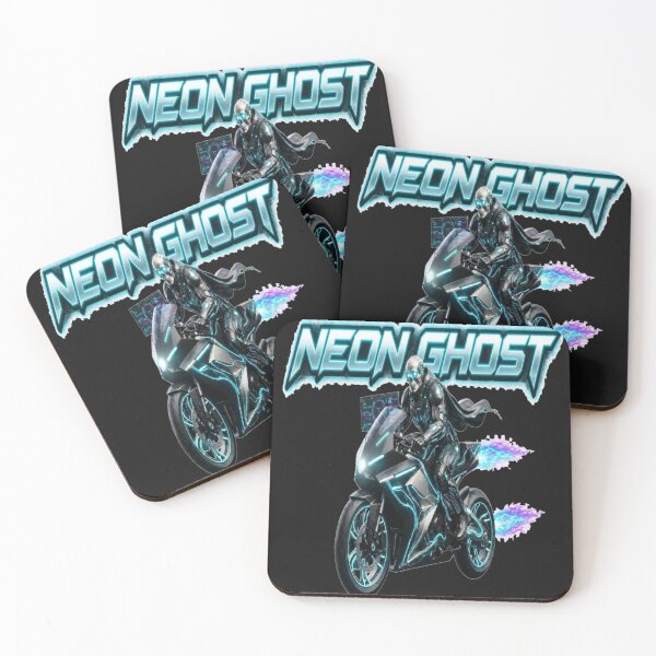 Item preview, Neon Ghost Cyberpunk Motorcycle Anime Art designed and sold by FABIOLA1970.
