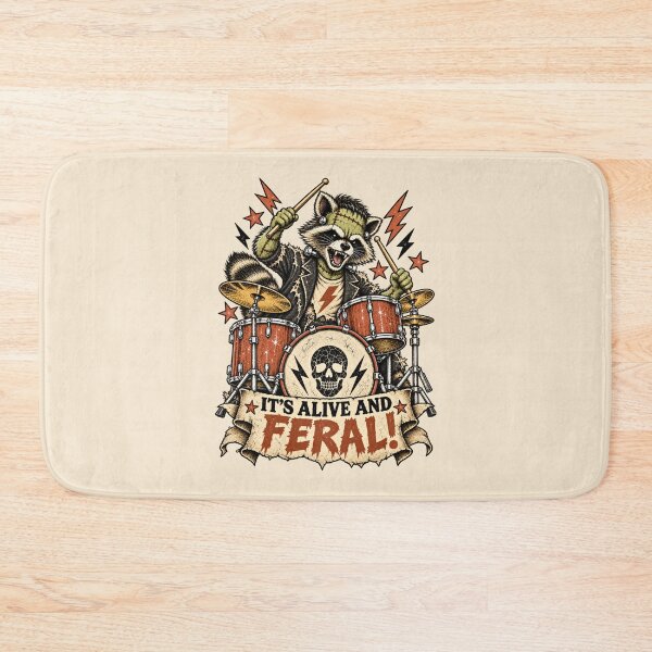 Item preview, Feral Frankenstein Drummer: It's Alive! designed and sold by Festive Bug.