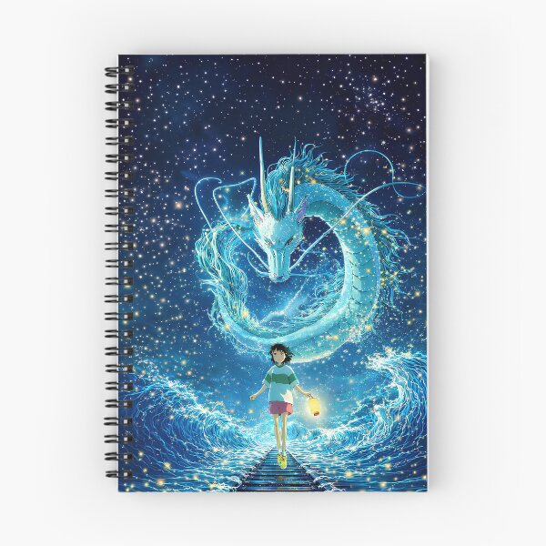 Item preview, Cute kawaii art girl [[chihiros]]-%[ghiblis]%-walk aways with dragon designed and sold by liyavhushop.
