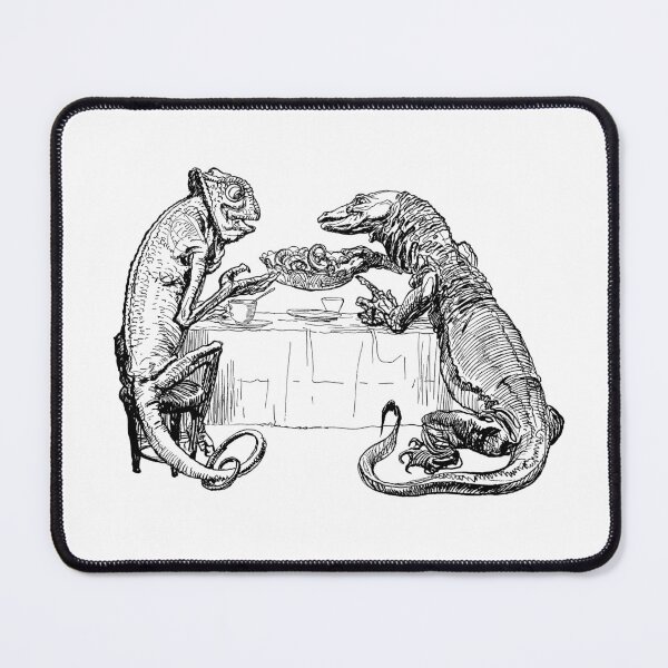 Item preview, Das Kränzchen (The Kaffeeklatsch or Assembly of Reptiles) by Heinrich Kley, 1909 designed and sold by Hedrin.