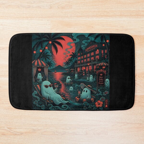 Item preview, Summerween Palace Hotel Nighttime-Rest, Relax, R.I.P, Repeat designed and sold by Shelley Loewnau-Jones Studio.