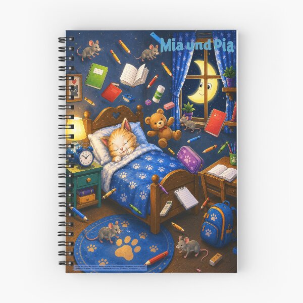 Item preview, Mia and Pia - Coloring fun meets cat knowledge - Adventures to color, learn and marvel at designed and sold by WasserSonneWind.